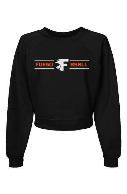 Womens Fuego Raglan Pullover Fleece Sweatshirt