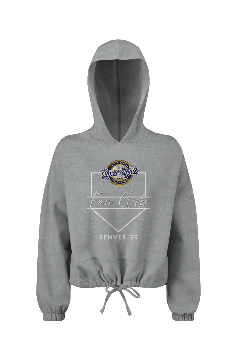 super8s adult 2026 Ladies' Cropped Oversize Hooded