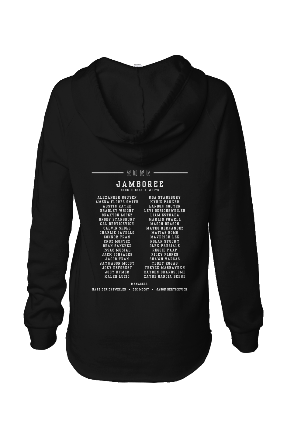 Jamboree Adult 2026 Women's Lightweight Wash Hooded Sweatshirt