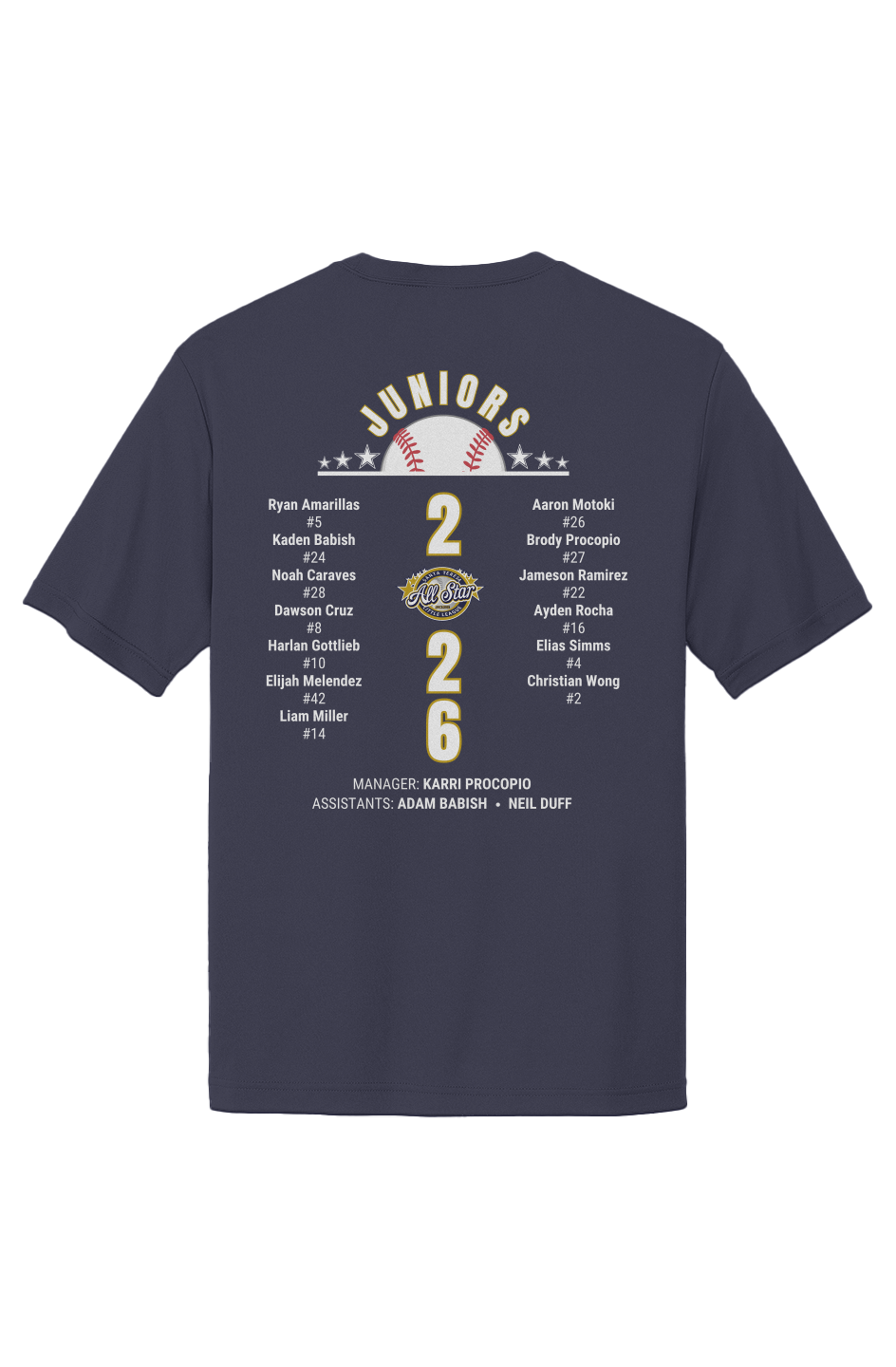 JR fan adult All-Star 2026 Sport-Tek Competitor Te