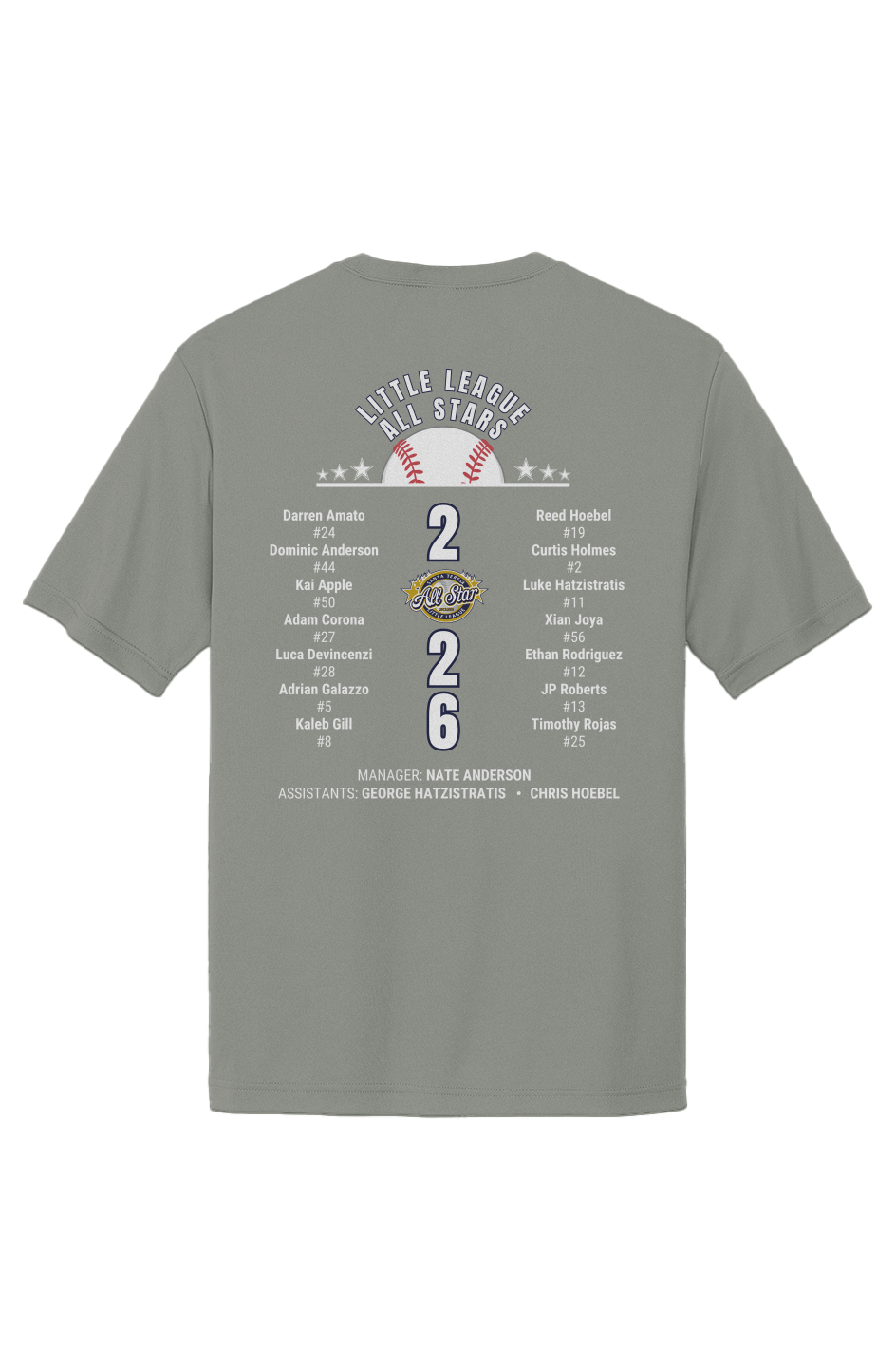 12 fan adult All-Star 2026 Sport-Tek Competitor T