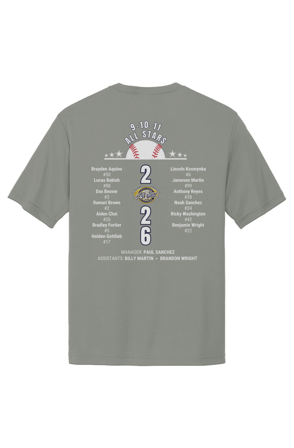 11 fan adult All-Star 2026 Sport-Tek Competitor T