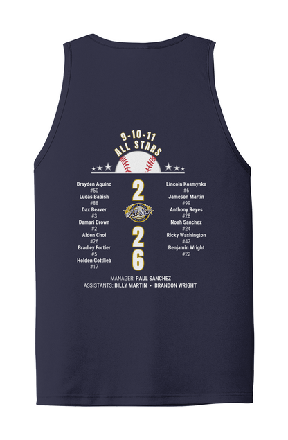 11 fan adult all-star 2026 posicharge compet Tank