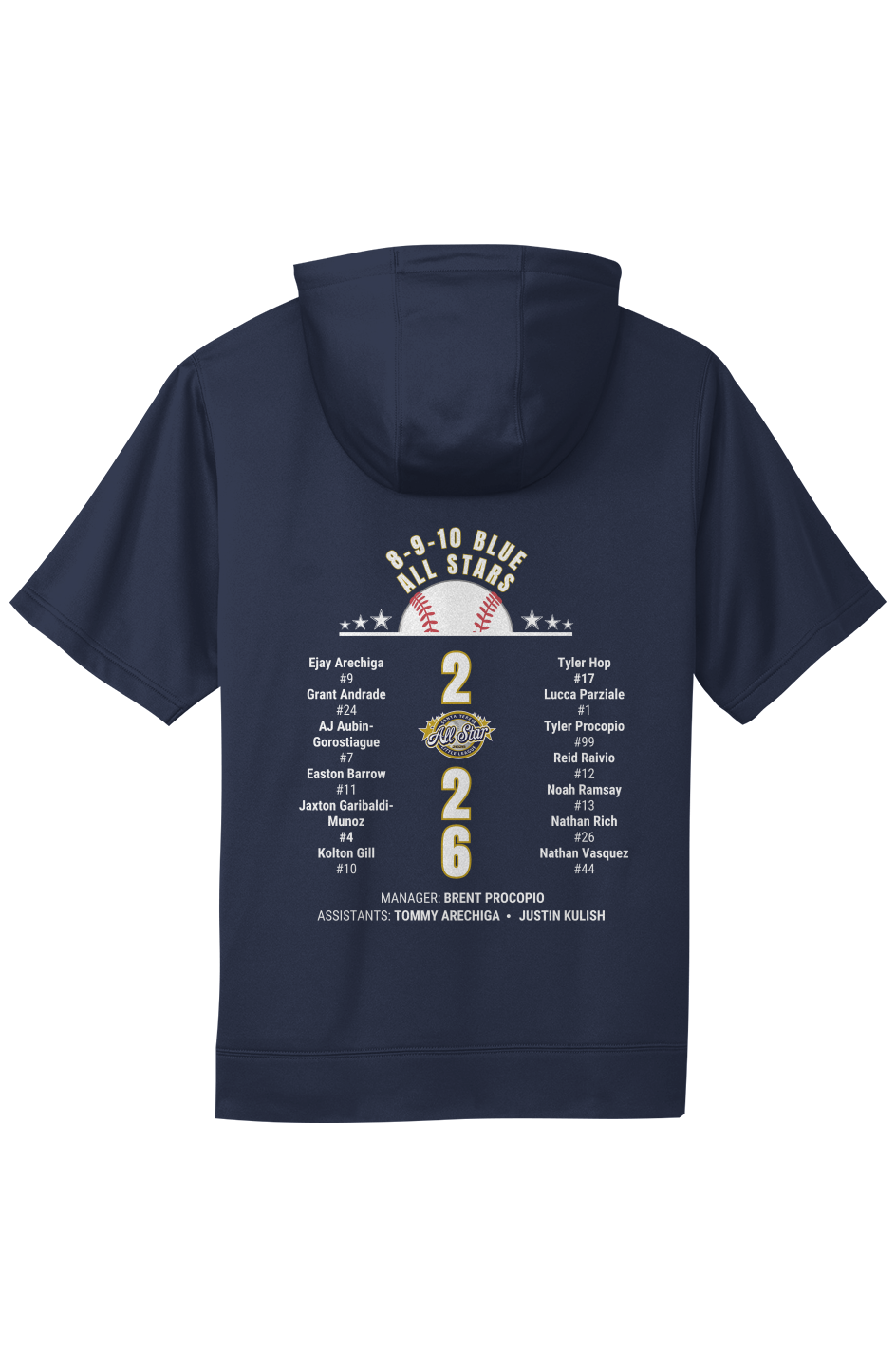 (NEW) 10blue fan Adult All-Star 2026 Sport Wick Sh