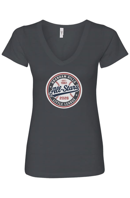 26All-Star Circle Logo Womens Ideal V-Neck