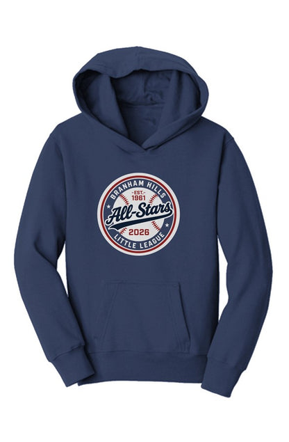 26All-Star Circle Logo Youth Fleece Pullover Sweat