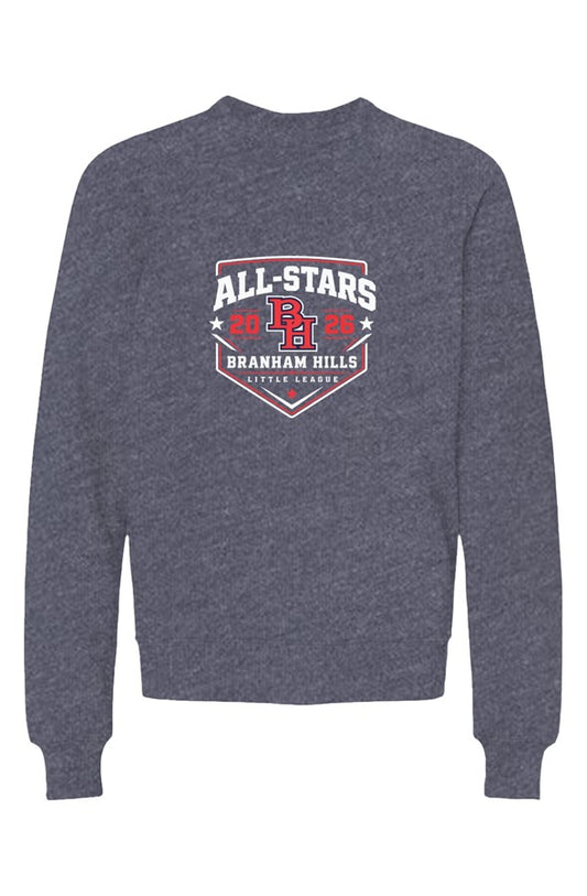 26All-Star MAIN Logo Youth Sponge Fleece Crewneck 