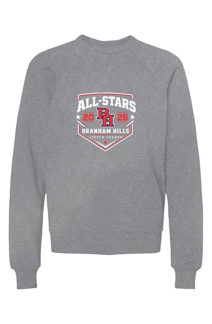 26All-Star MAIN Logo Youth Sponge Fleece Crewneck 