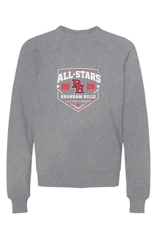 26All-Star MAIN Logo Youth Sponge Fleece Crewneck 