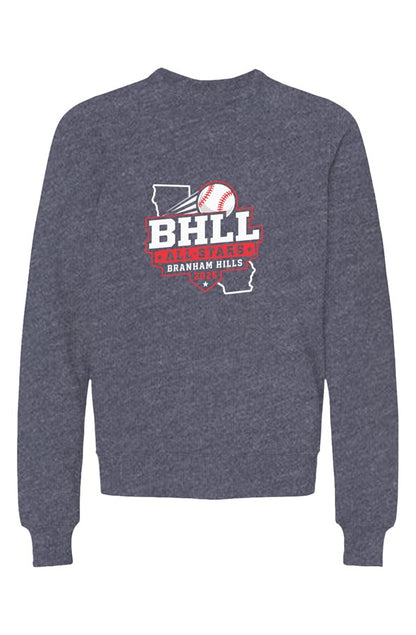26All-Star CA Ball Logo Youth Sponge Fleece Crewne
