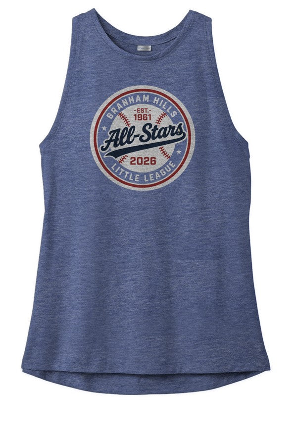 26All-Star Circle Logo Ladies Tri-Blend Wicking Ta