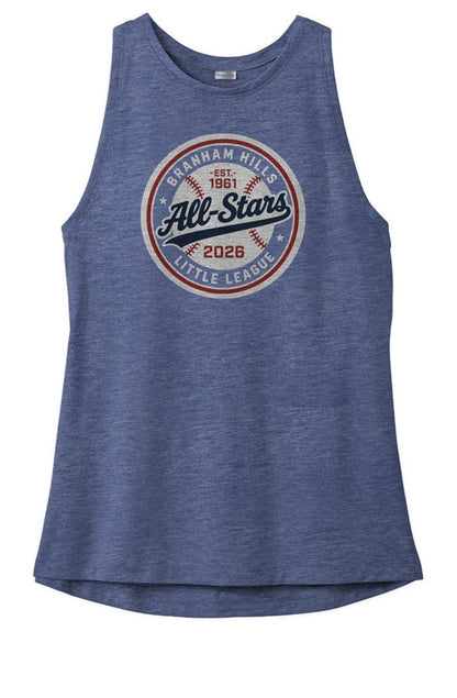 26All-Star Circle Logo Ladies Tri-Blend Wicking Ta