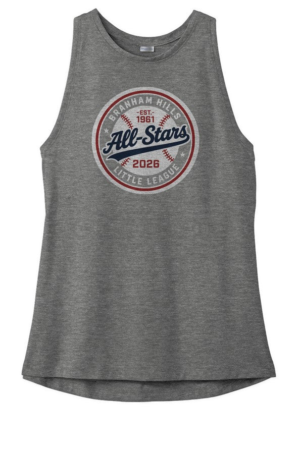 26All-Star Circle Logo Ladies Tri-Blend Wicking Ta