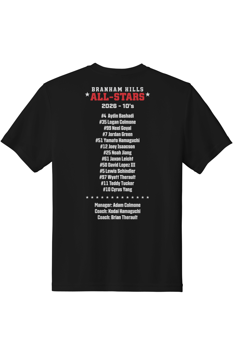 10s Player Names 26All-Star Main Logo Youth PosiCharge Competitor Tee