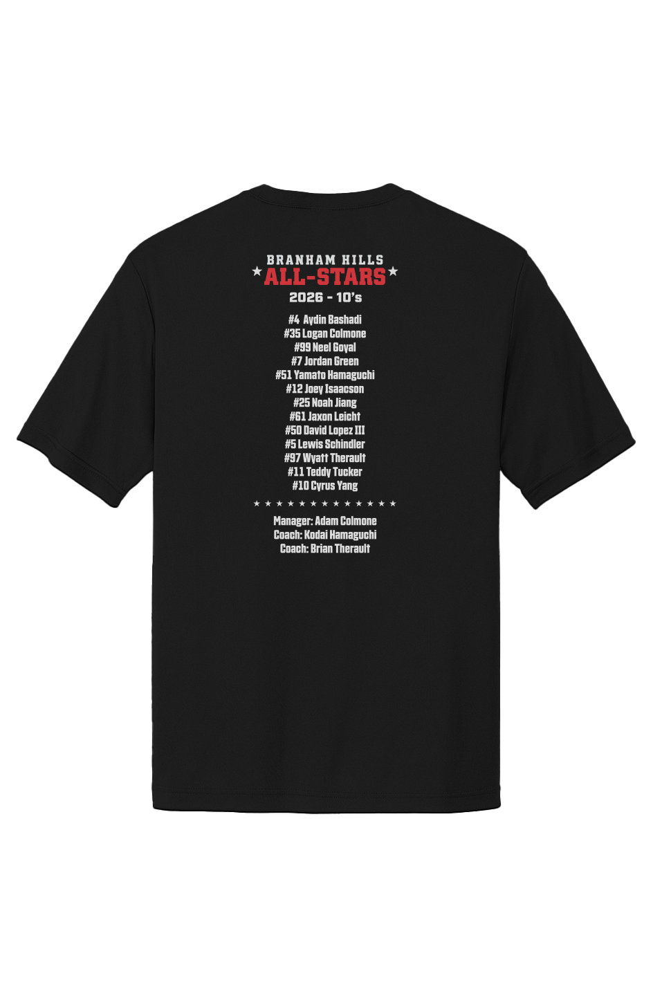 10s Player Names 26All-Star Main Logo Adult  Sport