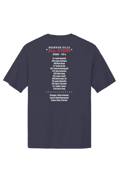 10s Player Names 26All-Star Main Logo Adult  Sport-tek Competitor Tee