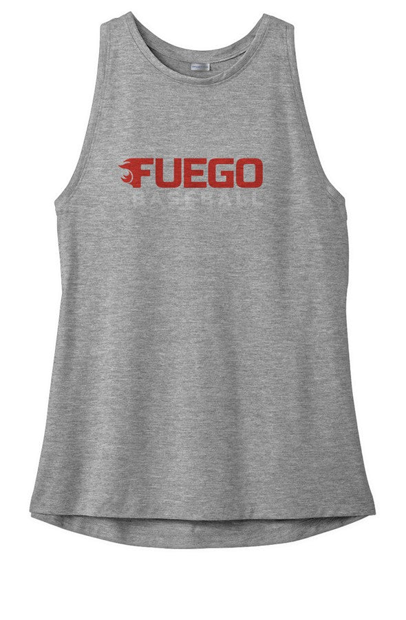 Fuego Baseball Ladies Tri-Blend Wicking Tank