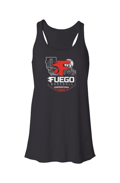 Womens 2026 Cooperstown 1 Flowy Racerback Tank
