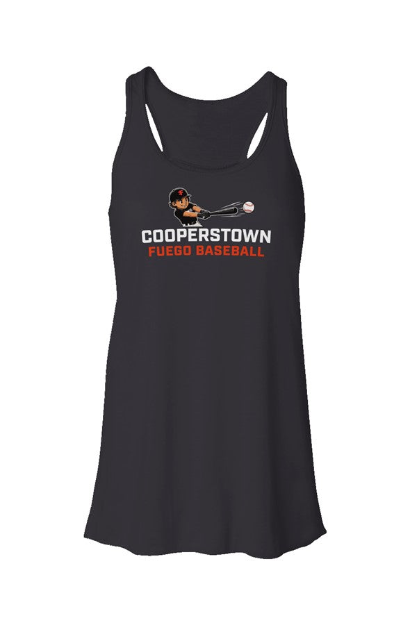 Womens 2026 Cooperstown 4 Flowy Racerback Tank