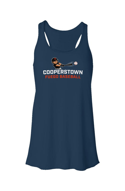 Womens 2026 Cooperstown 4 Flowy Racerback Tank