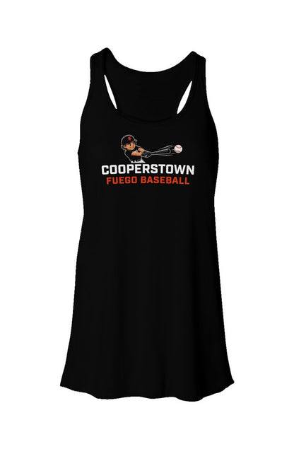 Womens 2026 Cooperstown 4 Flowy Racerback Tank