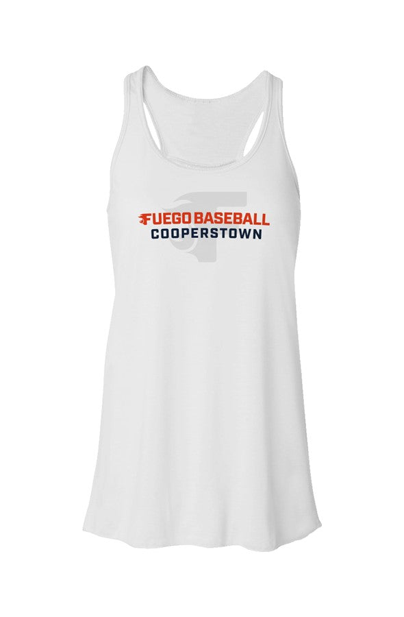 Womens 2026 Cooperstown 3 Flowy Racerback Tank