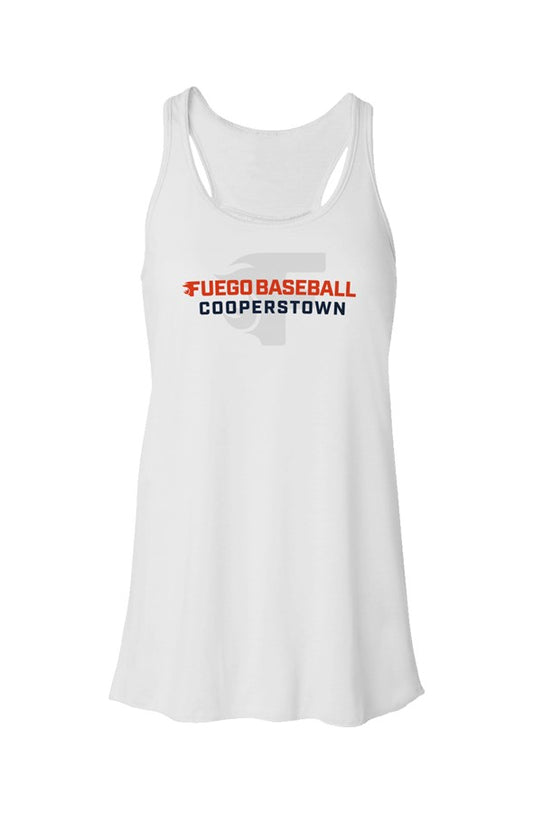 Womens 2026 Cooperstown 3 Flowy Racerback Tank