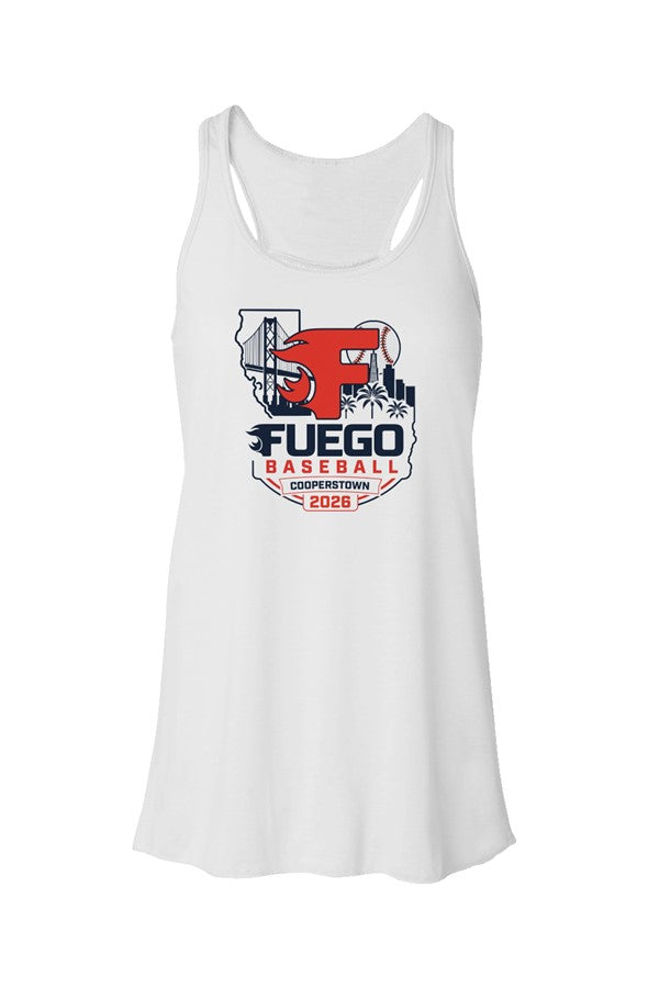 Womens 2026 Cooperstown 1Flowy Racerback Tank