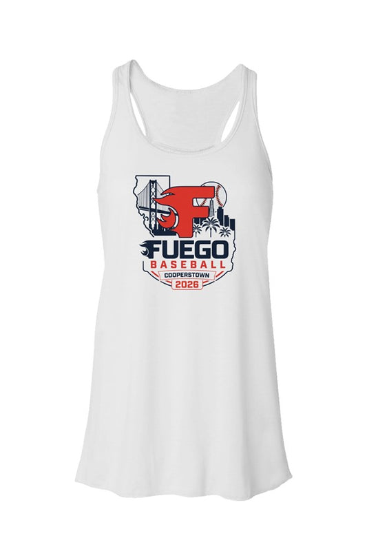 Womens 2026 Cooperstown 1Flowy Racerback Tank
