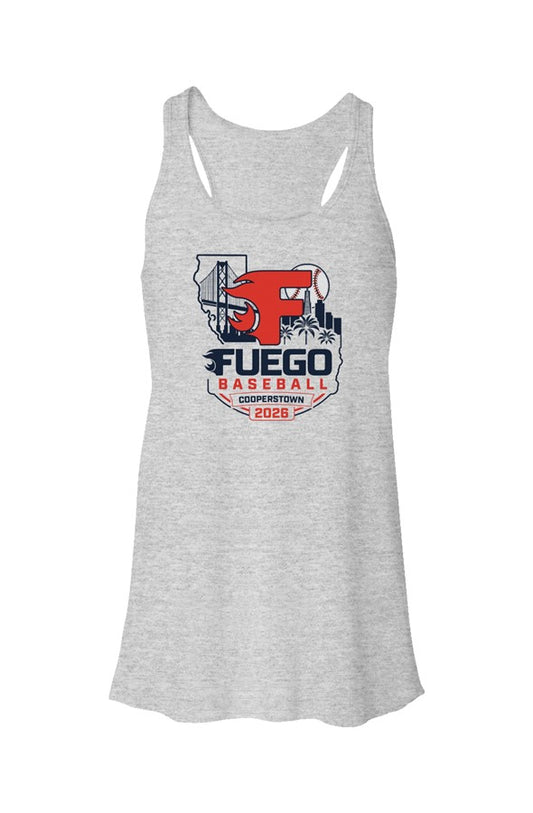 Womens 2026 Cooperstown 1Flowy Racerback Tank