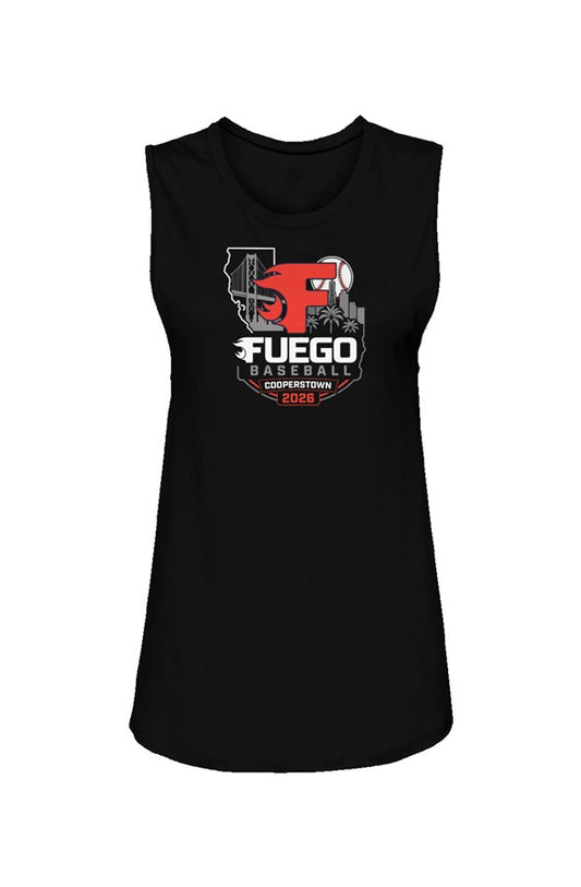 Womens 2026 Cooperstown 1 Muscle Tank