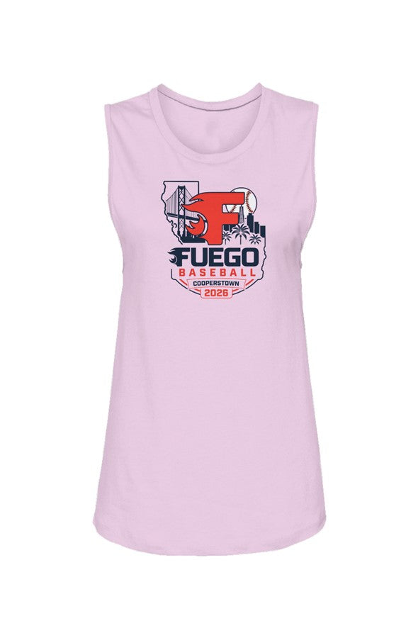 Womens 2026 Cooperstown  1 Womens Muscle Tank