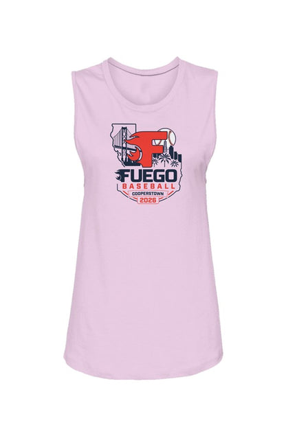 Womens 2026 Cooperstown  1 Womens Muscle Tank