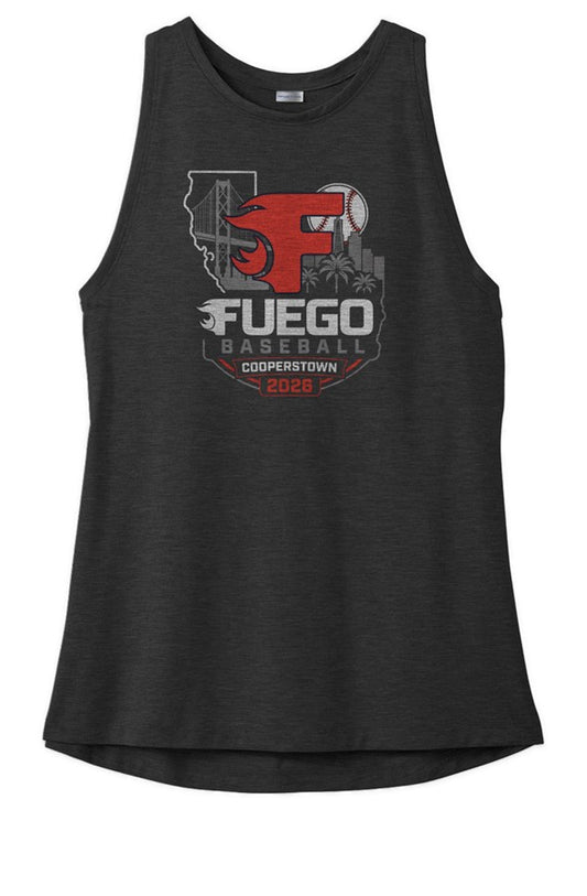 Ladies 2026 Cooperstown 1 Tri-Blend Wicking Tank