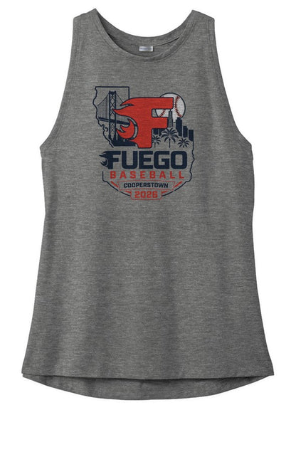 Ladies 2026 Cooperstown 1  Tri-Blend Wicking Tank