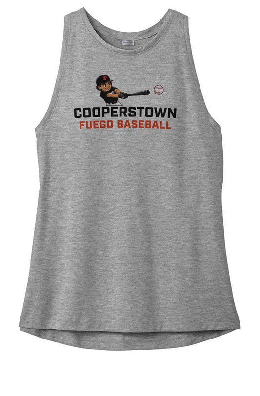 Ladies 2026 Cooperstown 4 Tri-Blend Wicking Tank