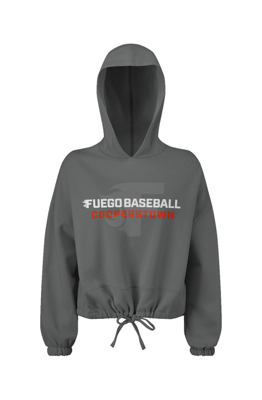 2026 Cooperstown 2 Ladies' Cropped Oversize Hooded