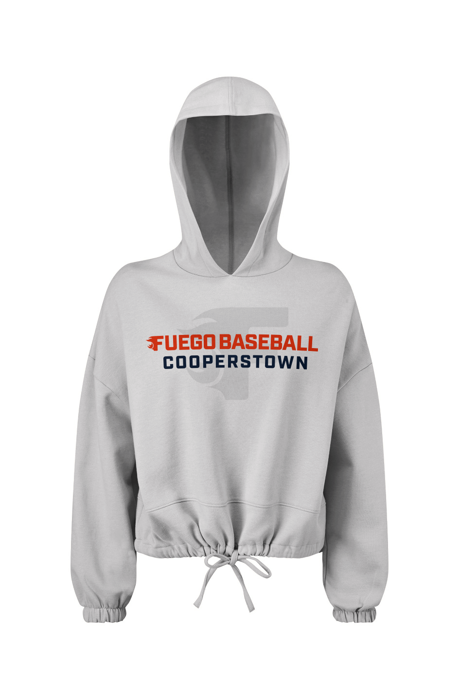 2026 Cooperstown 1 Ladies' Cropped Oversize Hooded