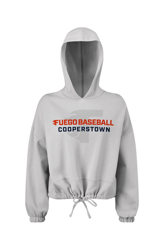 2026 Cooperstown 1 Ladies' Cropped Oversize Hooded