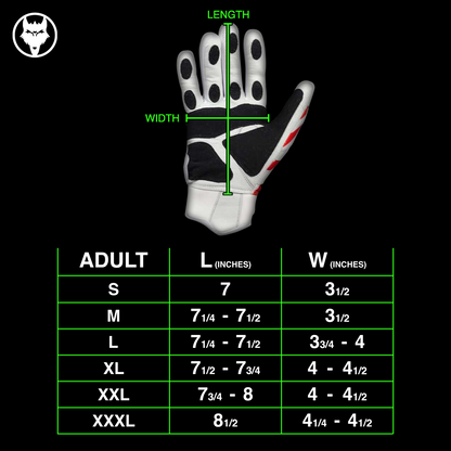 Prowler Red Batting Gloves